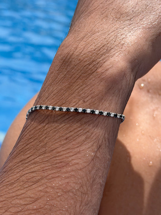 Yin Tennis Bracelet Sterling Silver 925s