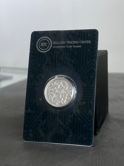 BTC 8g Fine Silver Coin 999 – Price Based on Spot Market
