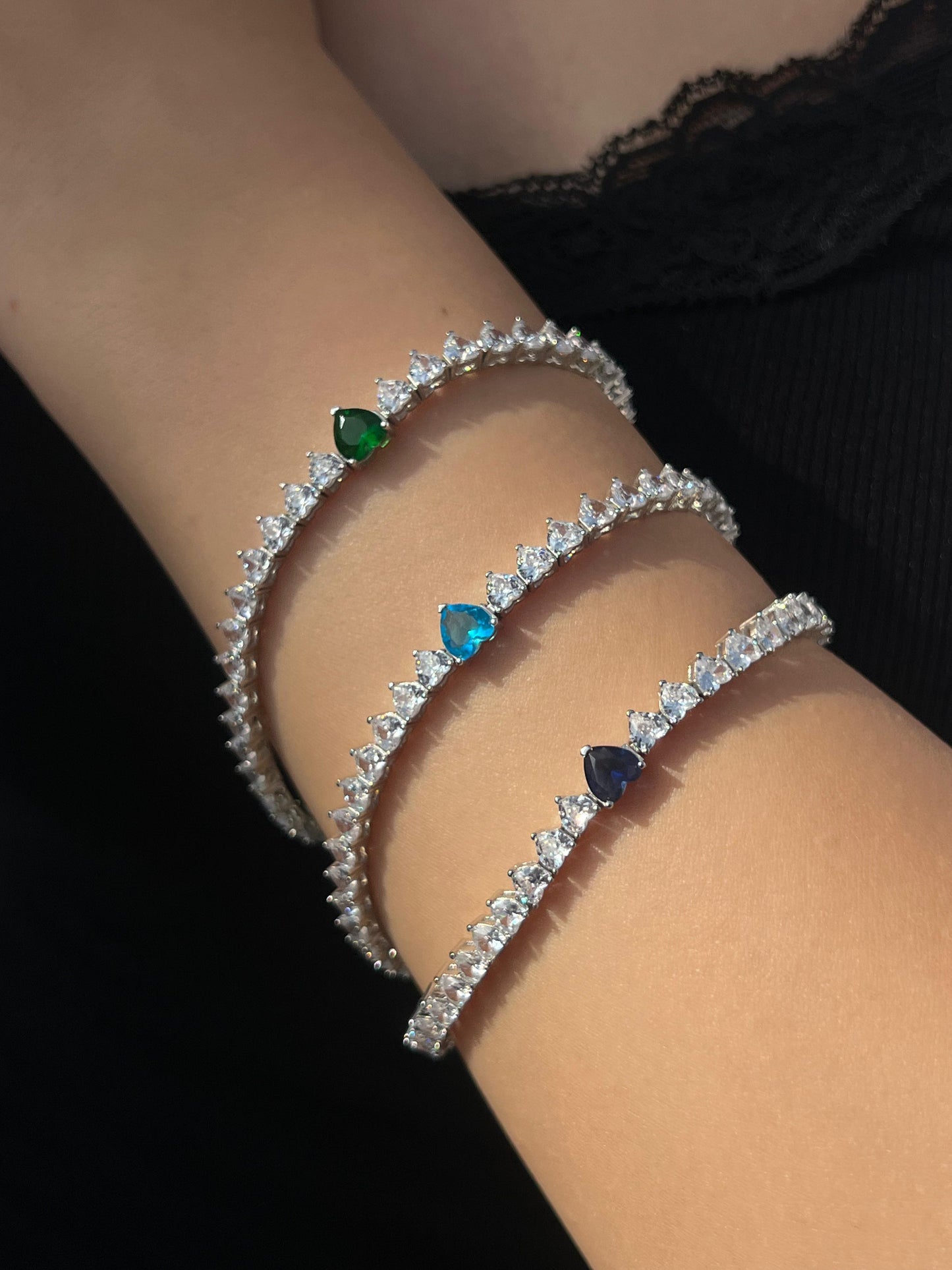 Diva Tennis Bracelet -in Sterling Silver -925