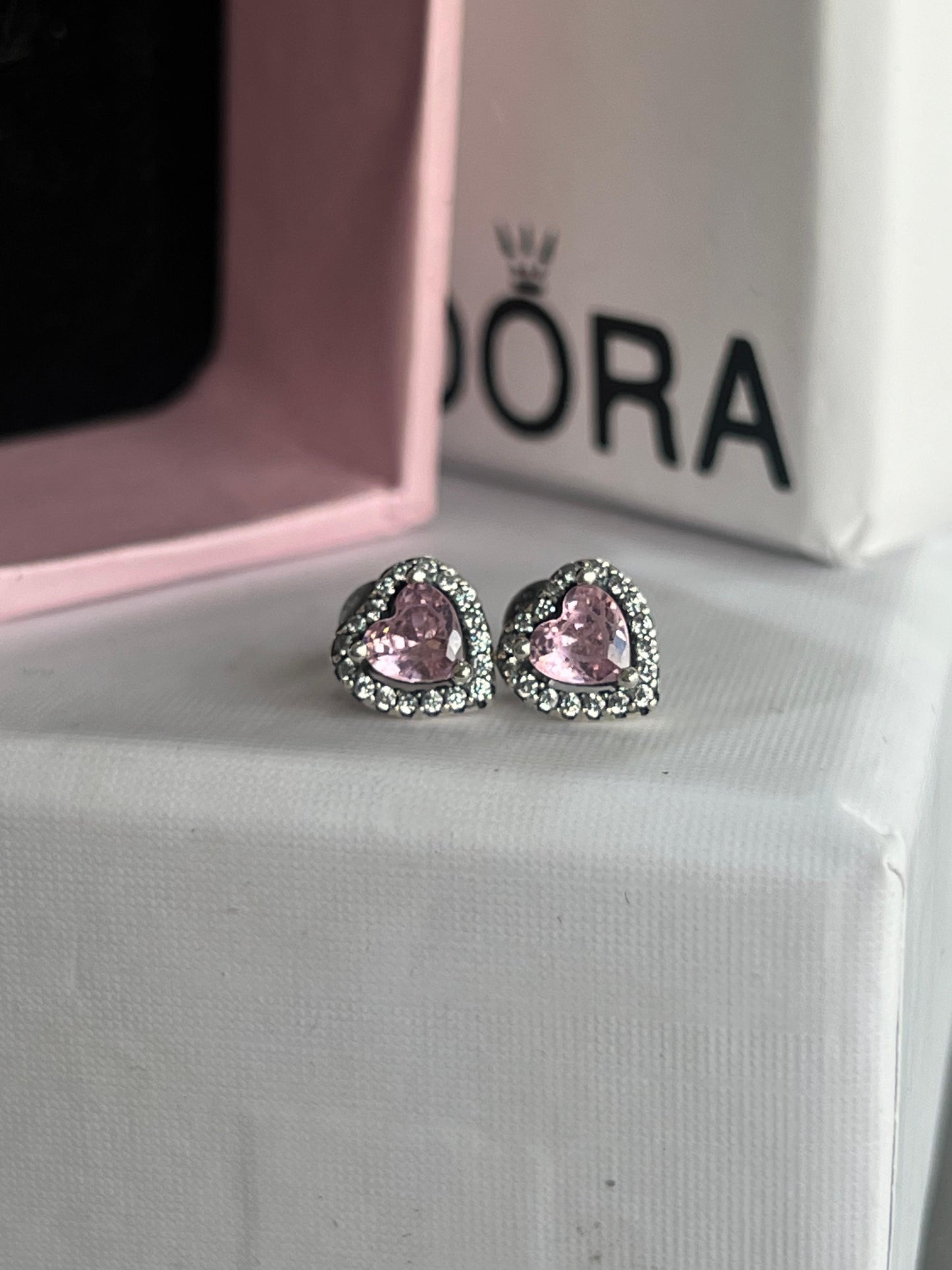 Sparkling Heart Earrings