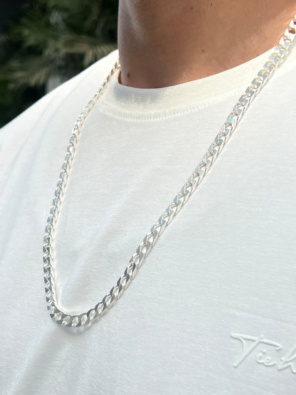 Heavy Gangster Grommet Chain for Men's Sterling Silver 925s