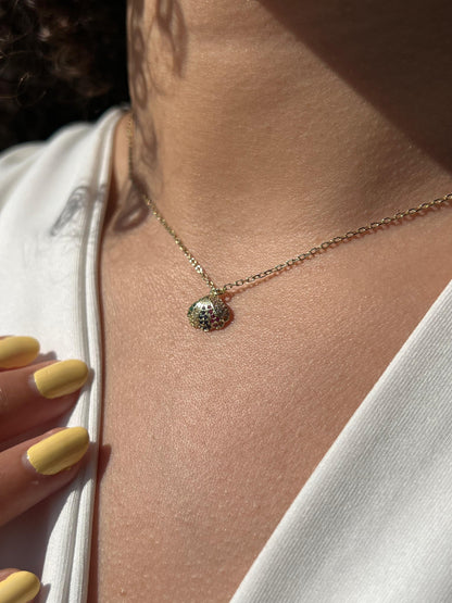 Magic Shell Necklace in Sterling Silver 925s
