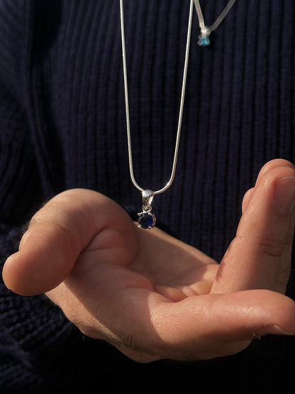 Zirconia Necklace Sterling Silver 925s