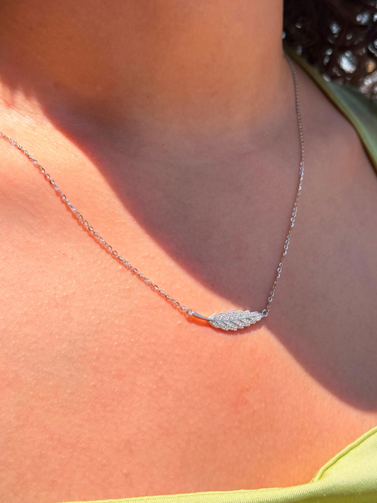 Plumelle Necklace in Sterling Silver 925s
