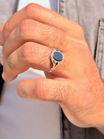 Noctis Orb Ring in Sterling Silver 925s