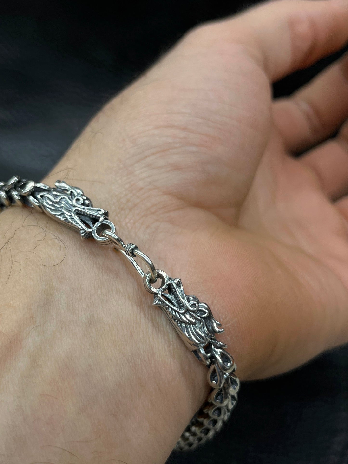 Dragon Strength Bracelet for Men's Sterling Silver 925s