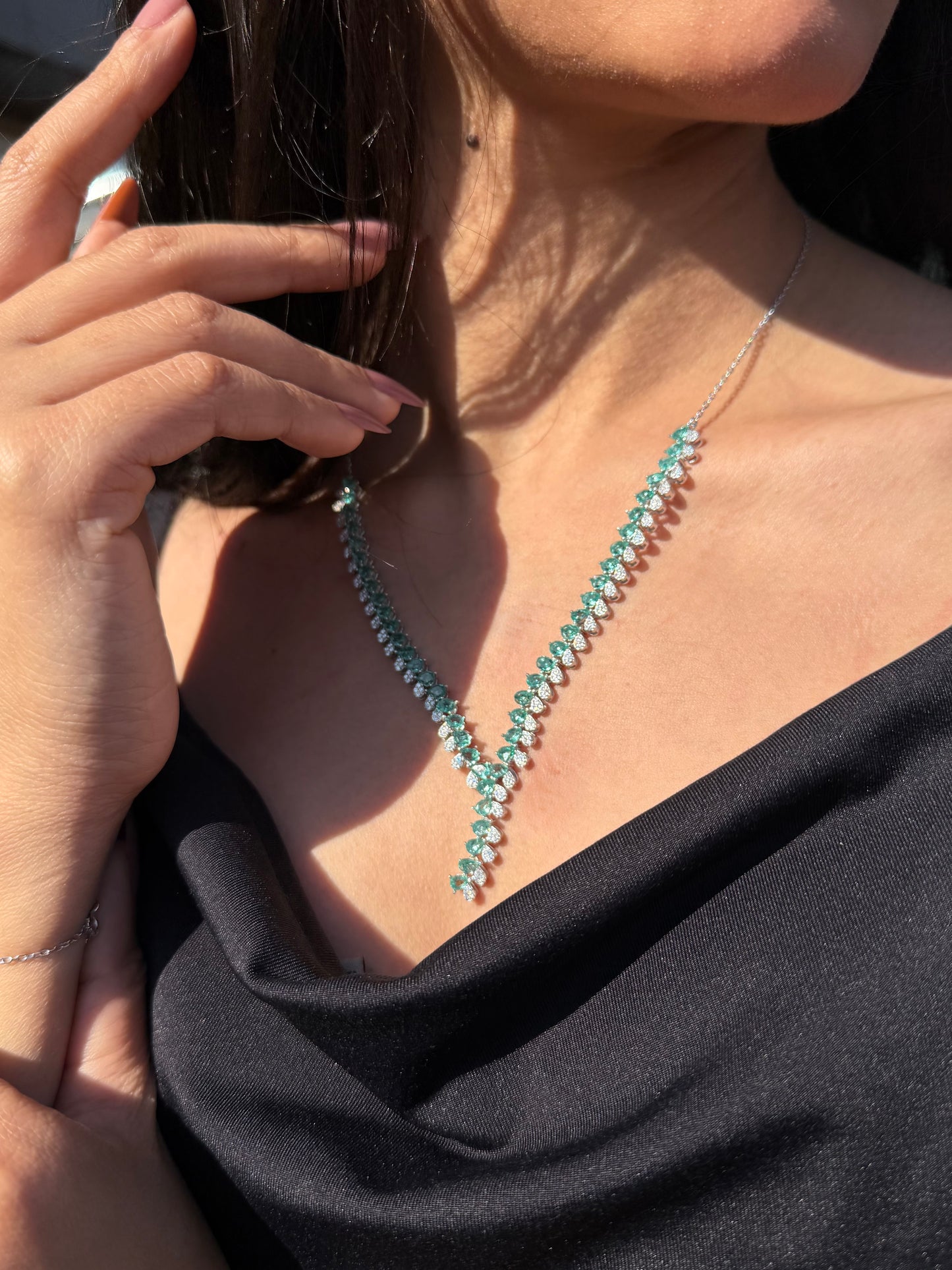 Turquoise Full Set (4-pieces) In Italian Sterling Silver 925