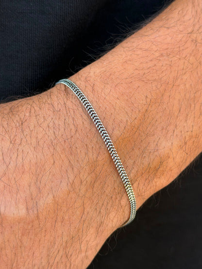 DRAGON BONE-S925 Sterling Silver Bracelet