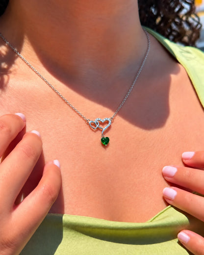 Heartelle Necklace in Sterling Silver 925s