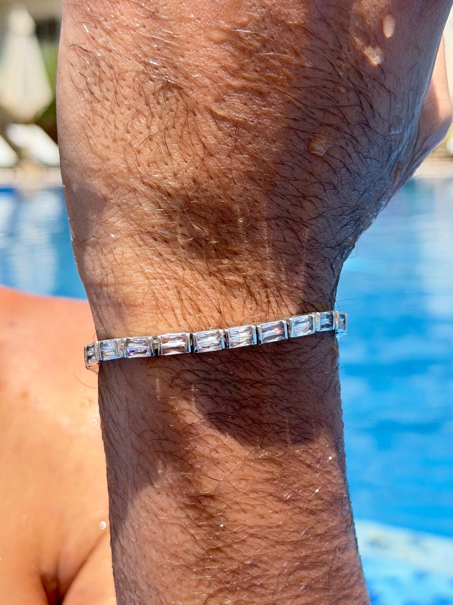 OG icey Phantom Bracelet Sterling Silver 925s(18.5cm-4.5mm)