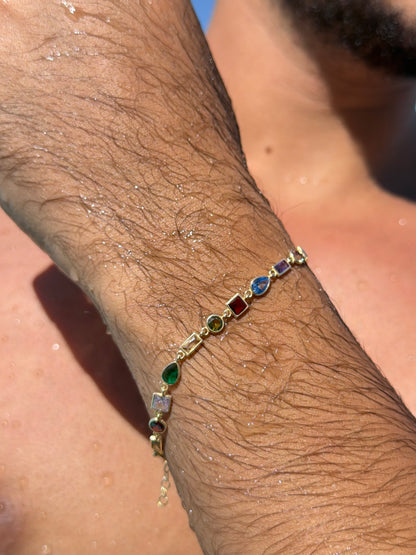 Iconic ZOVA Bracelet in Sterling Silver925- Gold Plated