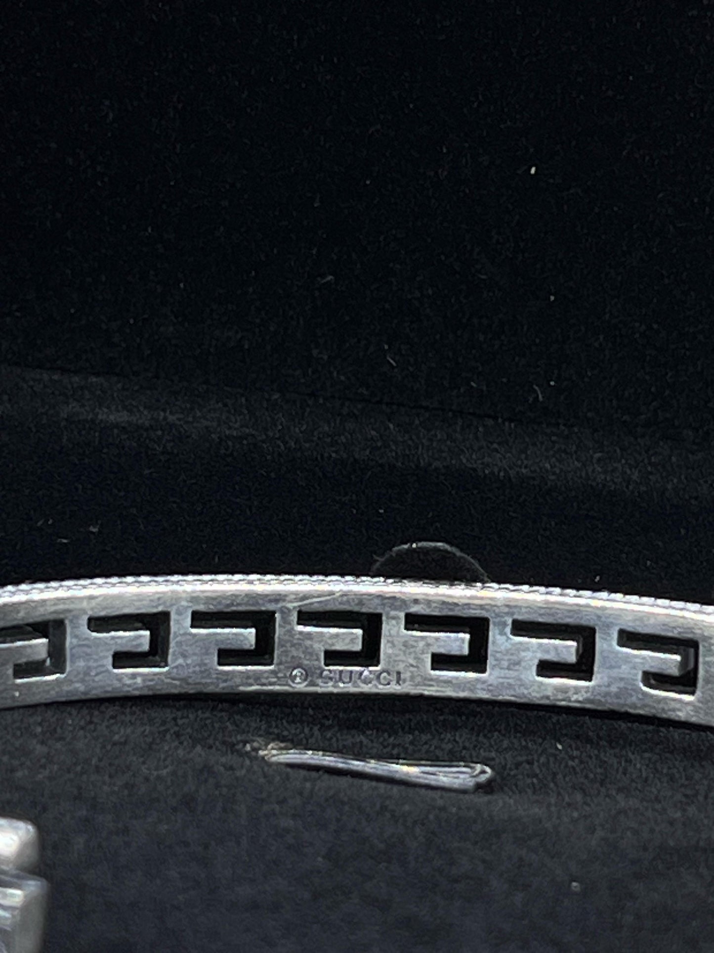 Stamped GUCCI Bangle bracelet -S925 Sterling Silver for men -