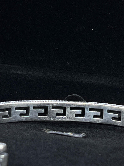 Stamped GUCCI Bangle bracelet -S925 Sterling Silver for men -