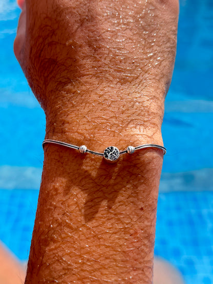 KungFu Slider Bracelet Sterling Silver 925s