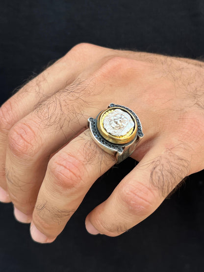 Crown Royale Ring -for Men's Sterling Silver 925s