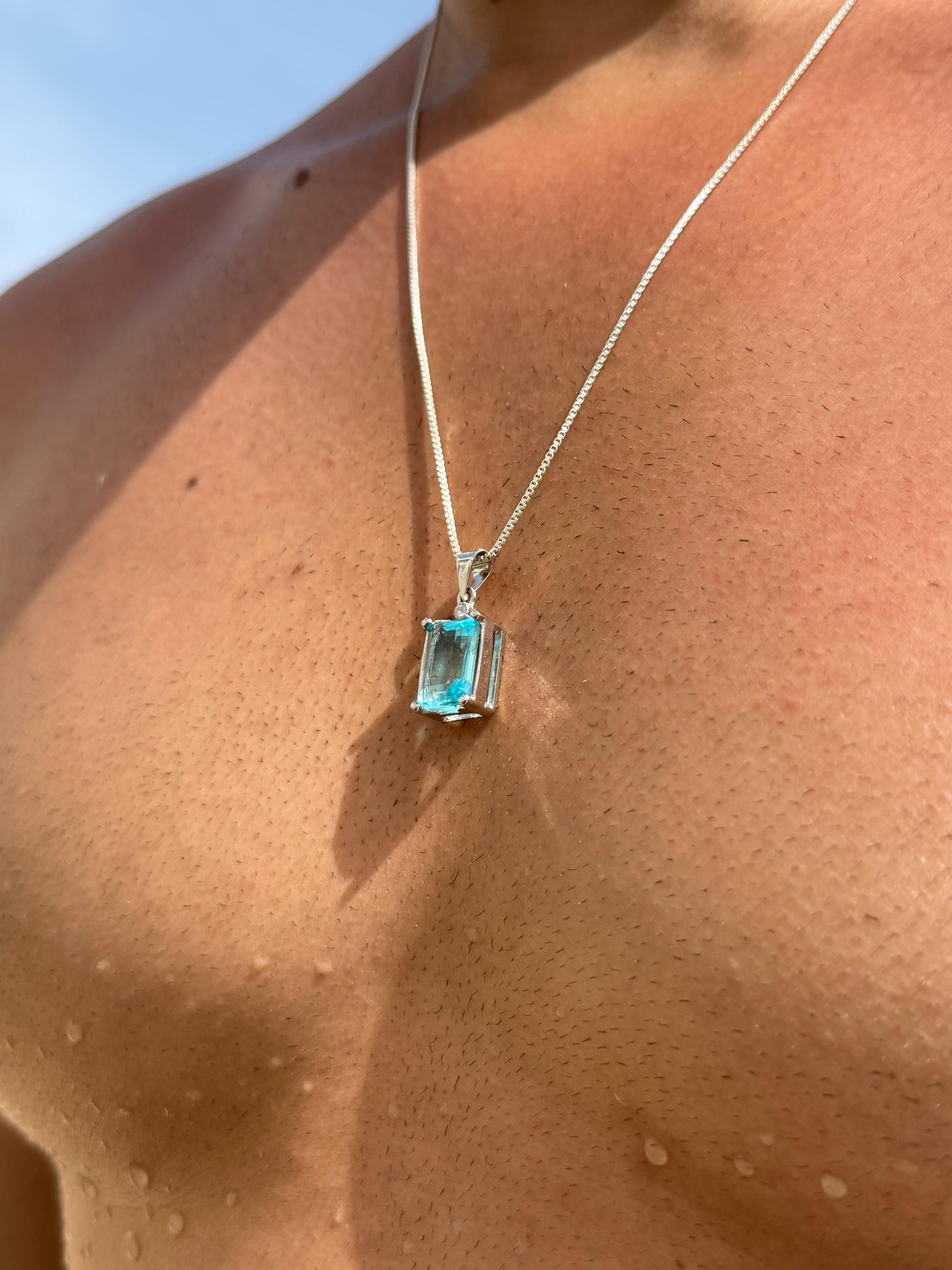 AquaMan Necklace in Sterling Silver 925s