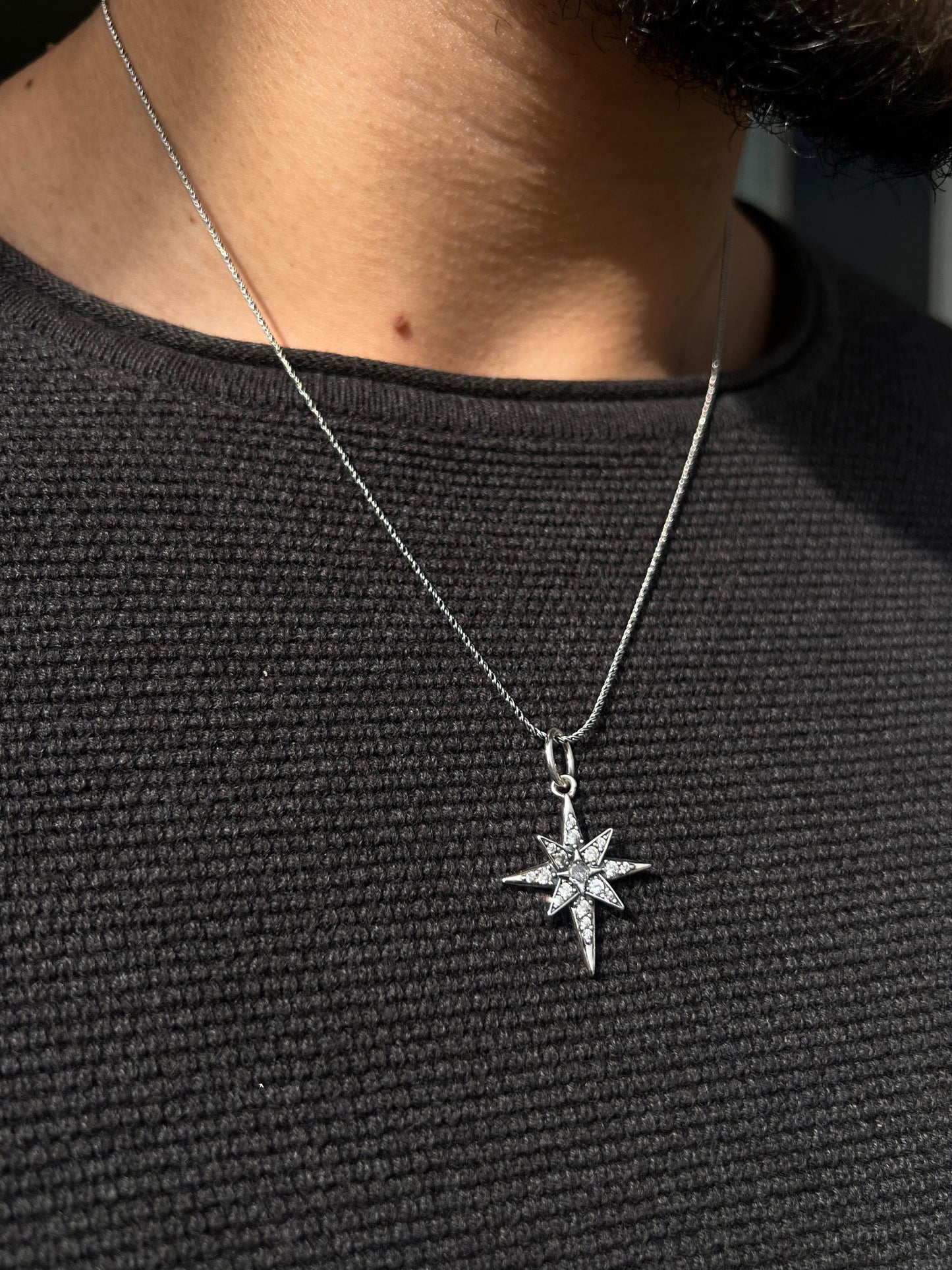 Juego North Star Necklace Sterling Silver 925s
