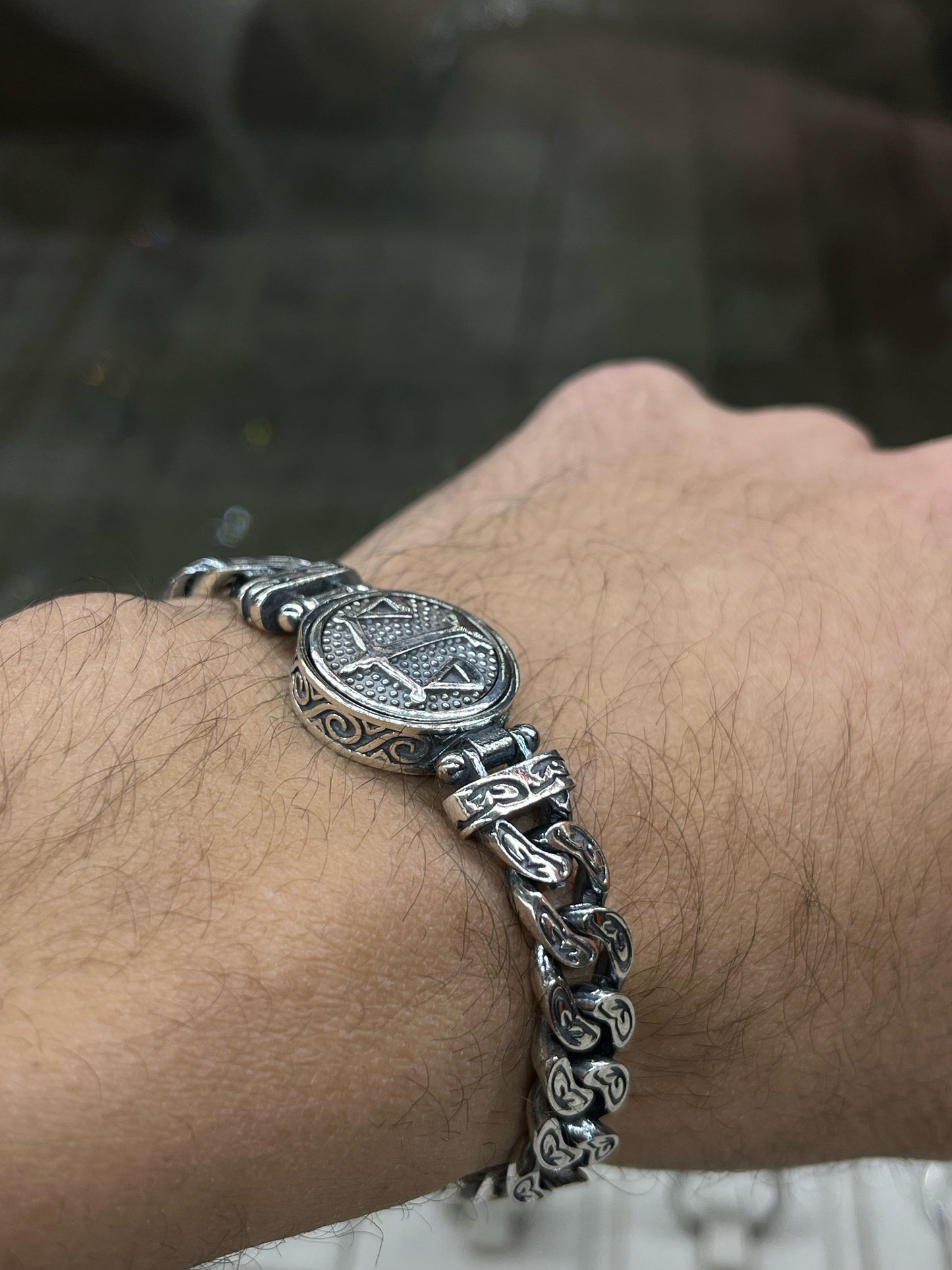 The Judge’s Emblem Edition Rotating Exclusive Bracelet S925 Sterling Silver for men