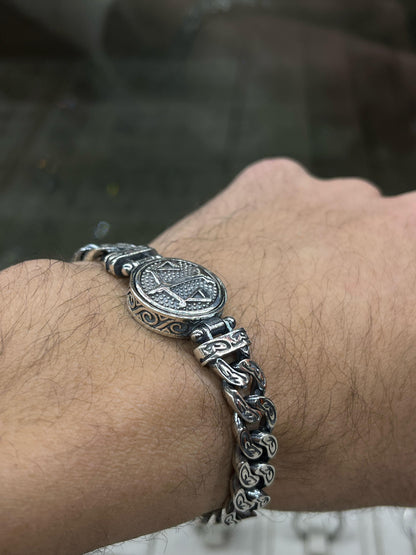 The Judge’s Emblem Edition Rotating Exclusive Bracelet S925 Sterling Silver for men