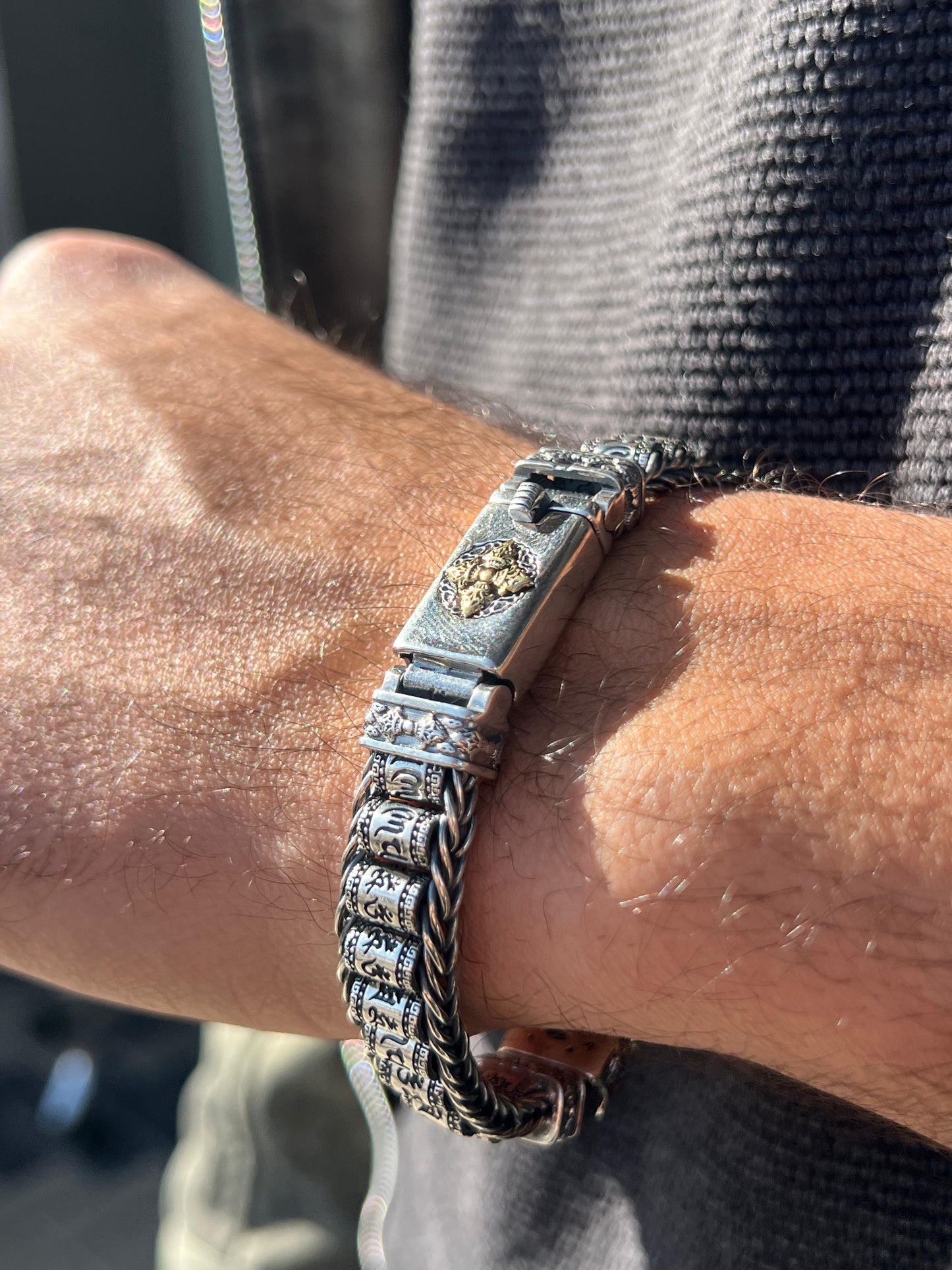 The One and Only Mythical Shui Bracelet-Sterling Silver 925s (21.5cm-12mm)