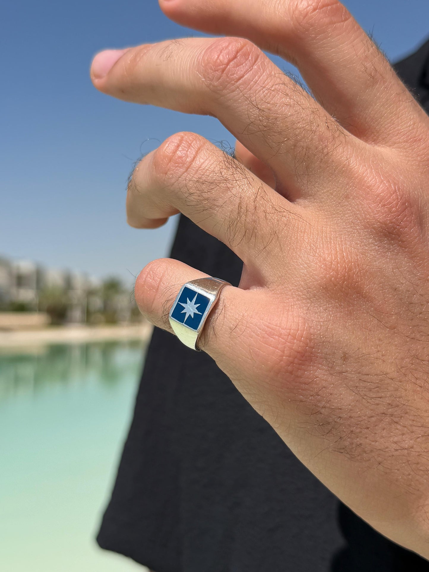 Blue Northbound Ring in Sterling Silver 925s