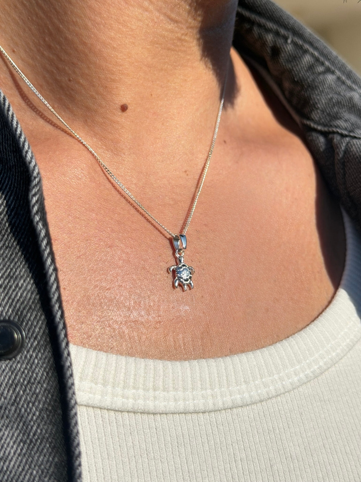 Chelon Turtle Necklaces for Men's Sterling Silver 925s