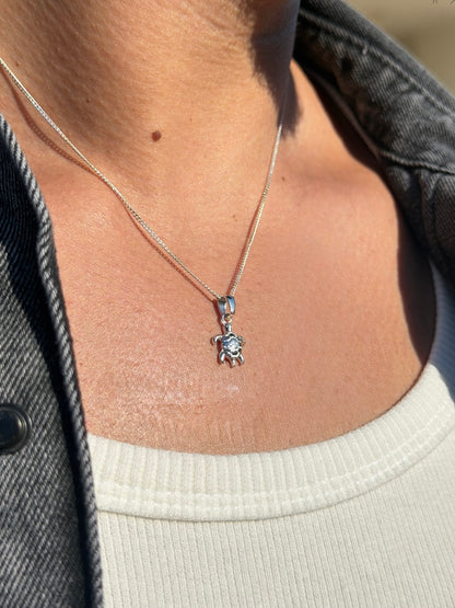 Chelon Turtle Necklaces for Men's Sterling Silver 925s