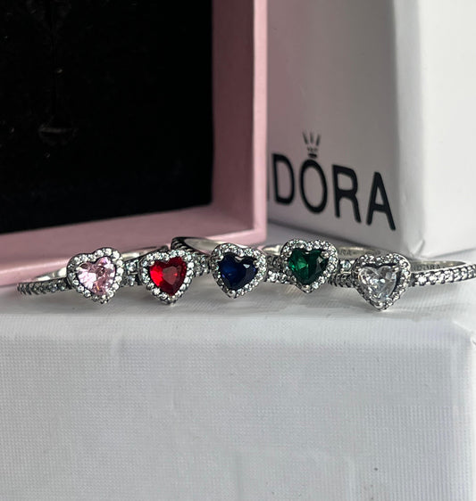 Heart Ring -Italian Silver 925