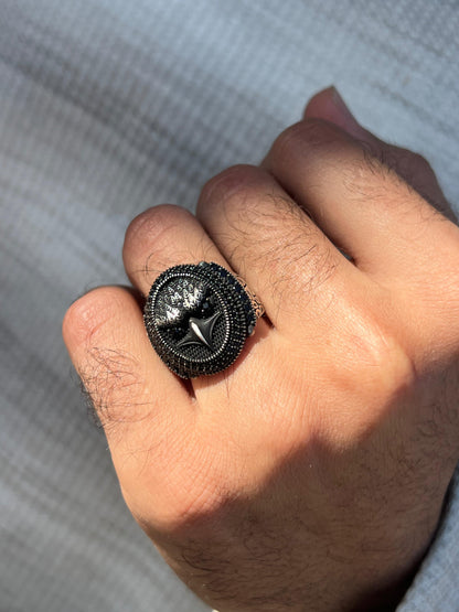 Dark Eagle Ring -Sterling Silver 925s