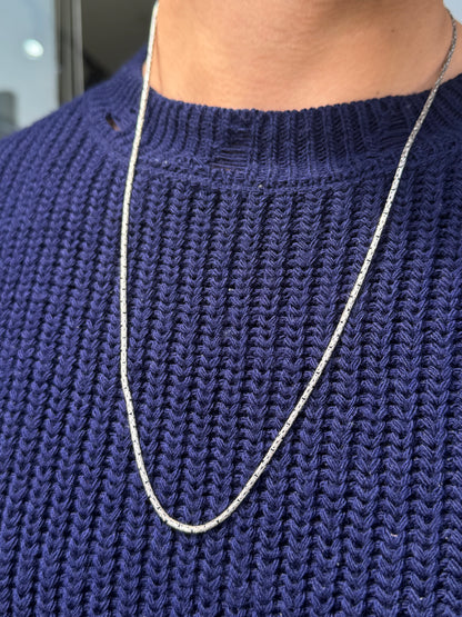 King Necklace Sterling Silver 925s(65cm-2mm)