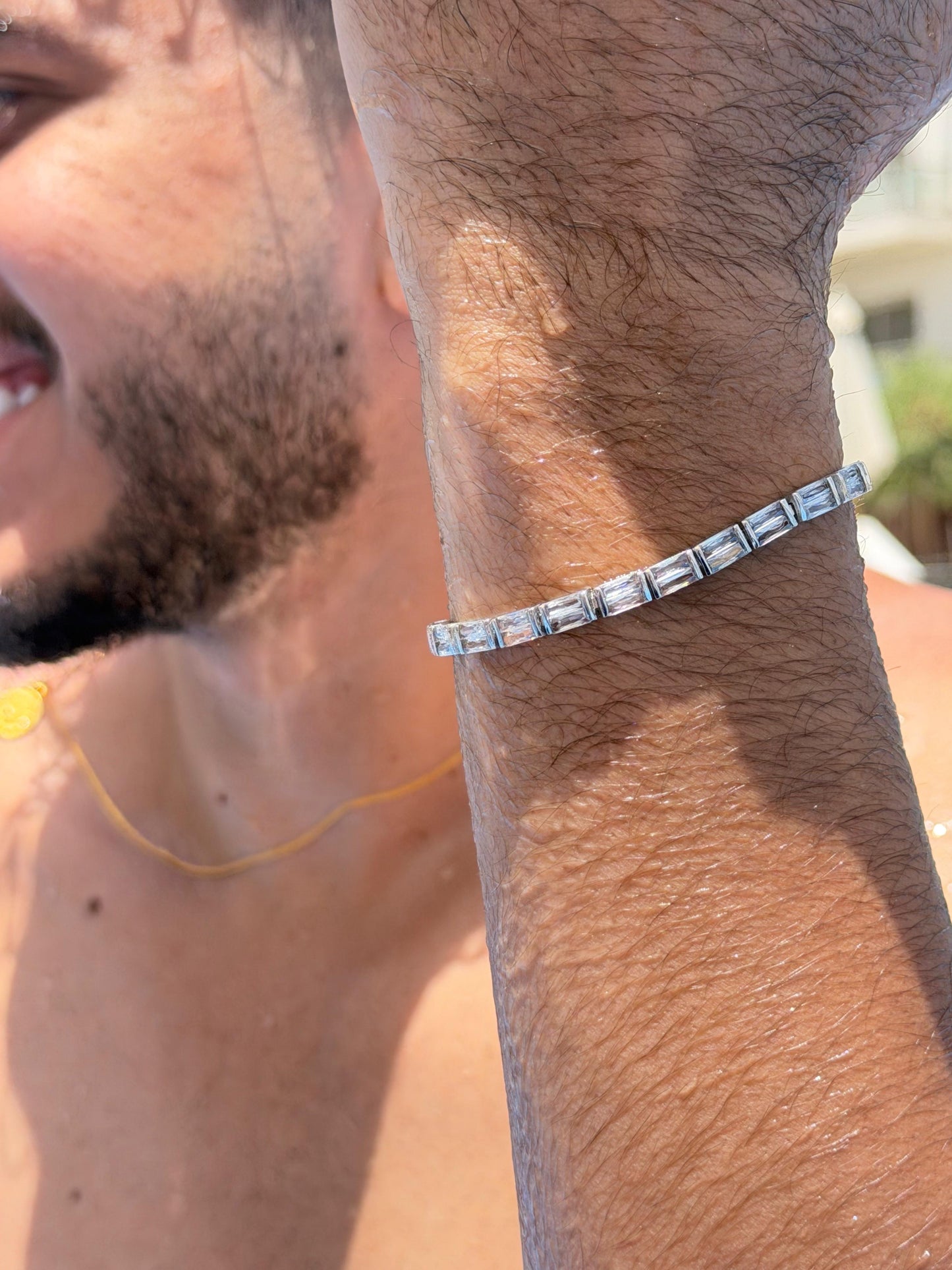OG icey Phantom Bracelet Sterling Silver 925s(18.5cm-4.5mm)