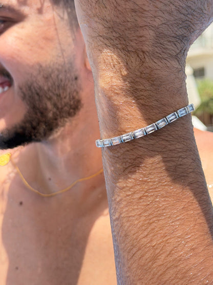 OG icey Phantom Bracelet Sterling Silver 925s(18.5cm-4.5mm)