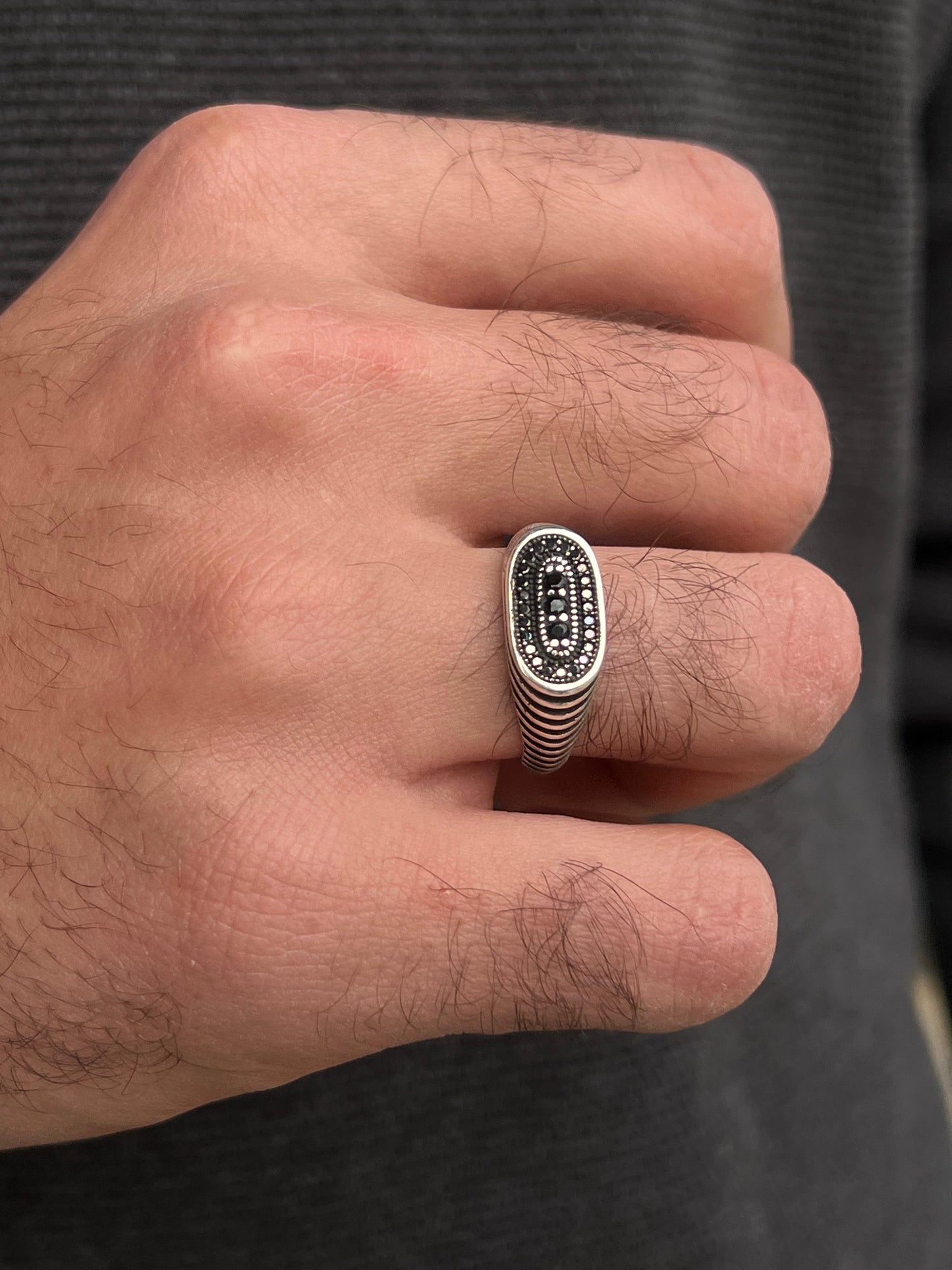 Zancan Ring -for Men's Sterling Silver 925s