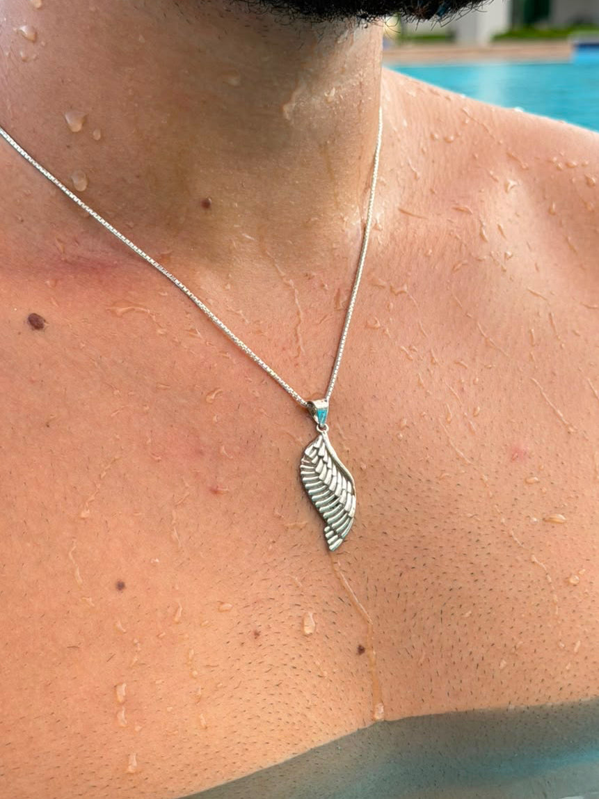 Wingspan Necklace for Men's Sterling Silver 925s