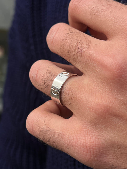 Designer band -for Men's Sterling Silver 925s