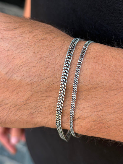DRAGON BONE-S925 Sterling Silver Bracelet
