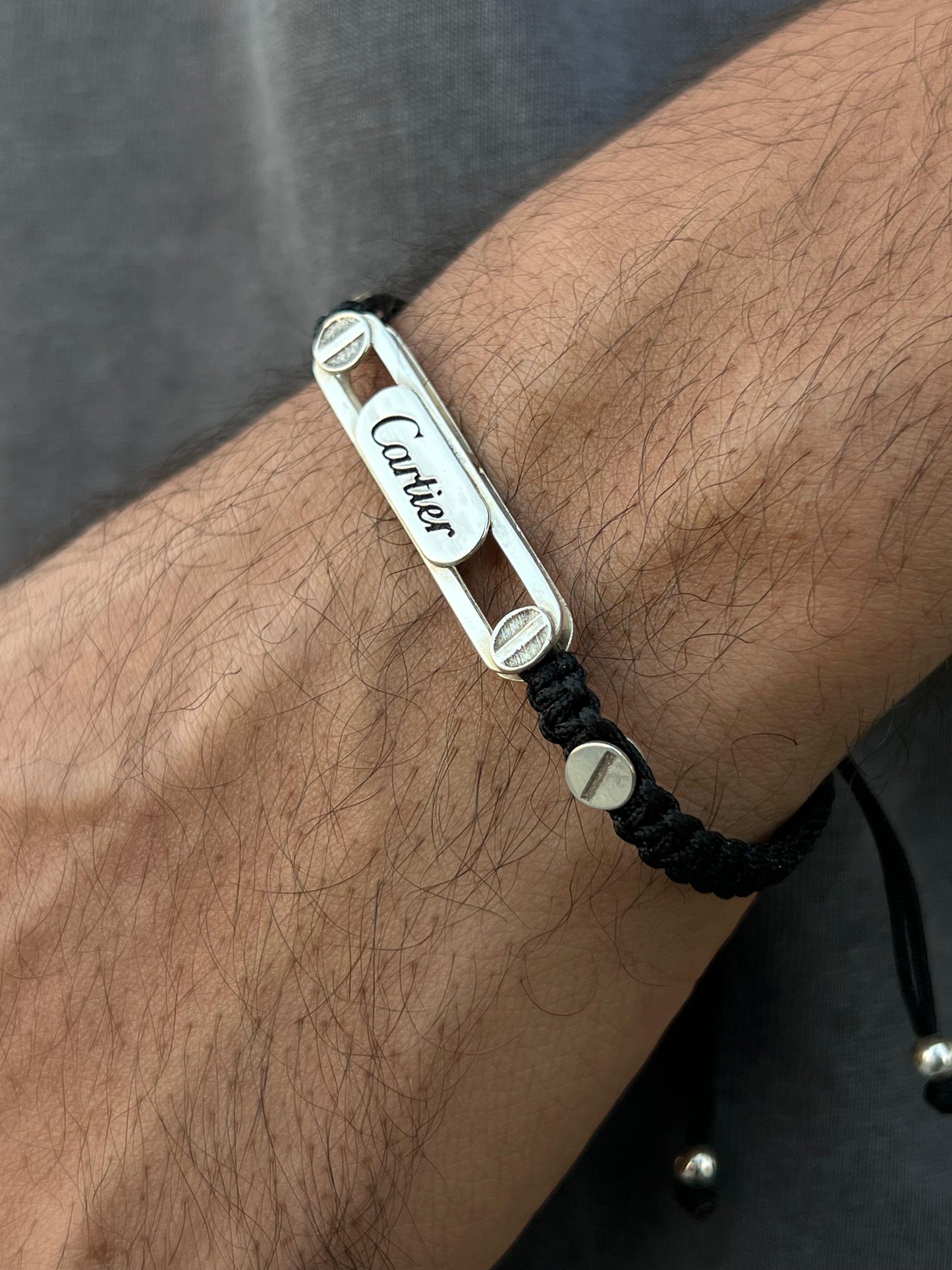 Cartier Handmade Bracelet for Men's Sterling Silver 925s