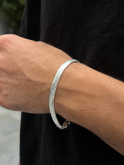 Versace themed bracelet for men925s