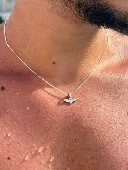 Batman Necklace for Men's Sterling Silver 925s🦇