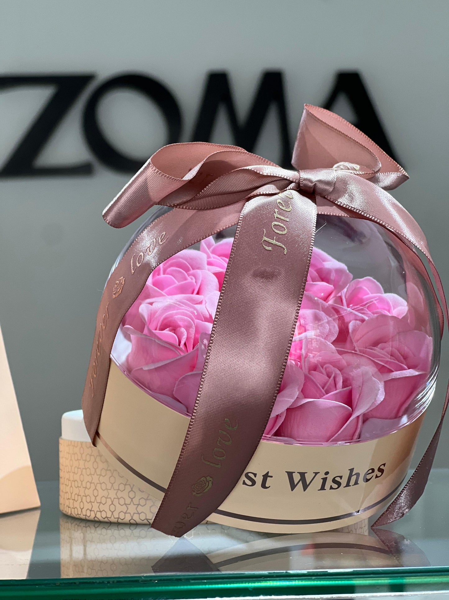 Forever pink Flower Valentine’s Box