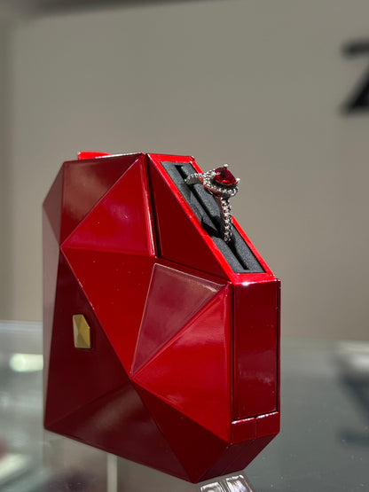 Pump Diamond Red Heart Valentine’s Box