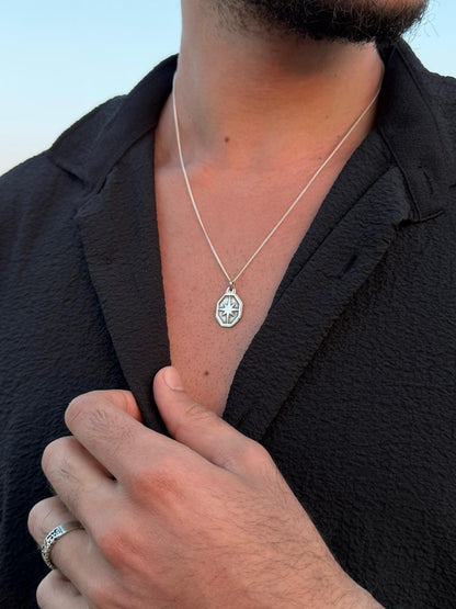 Northbound Necklace in Sterling Silver 925s