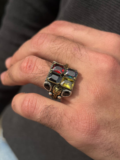 TaKilingo Solid Ring -for Men's Sterling Silver 925s