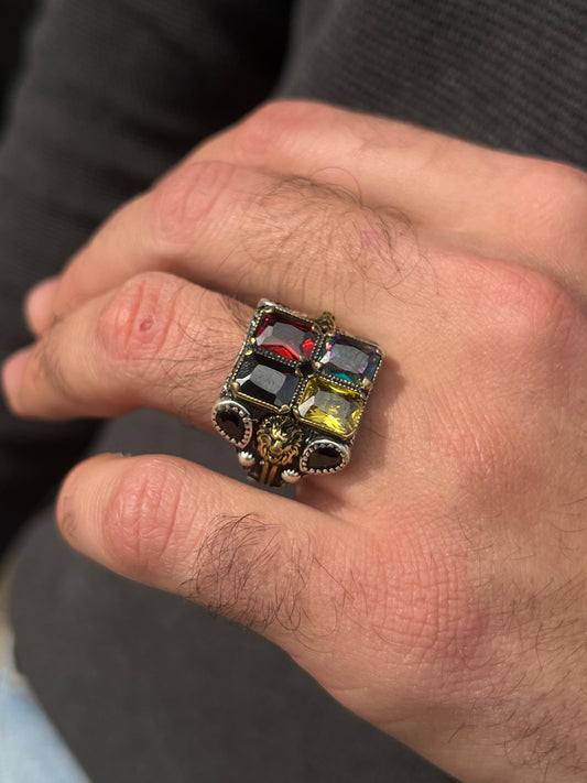 TaKilingo Solid Ring -for Men's Sterling Silver 925s