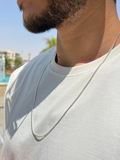 Snake Necklace for Men's Sterling Silver 925s