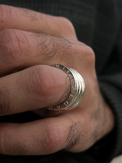 Limited -Bvlgari Weeding Ring -Pure Sterling Silver 925s