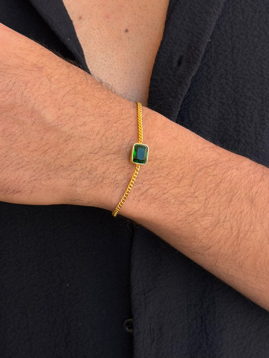 Emera Bracelet in Sterling Silver 925s-Fine Gold Plated