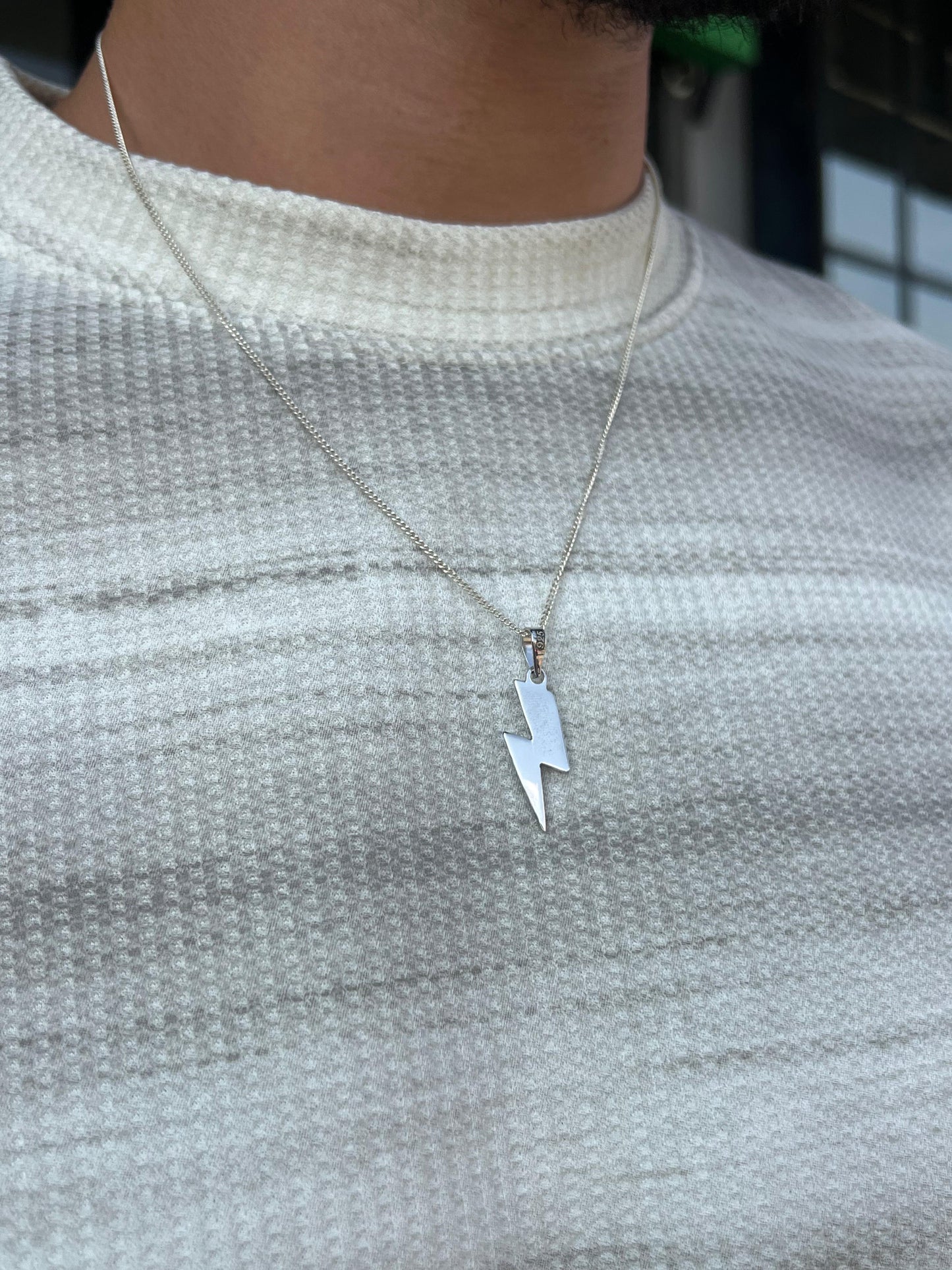 Volt Necklace for Men's Sterling Silver 925s