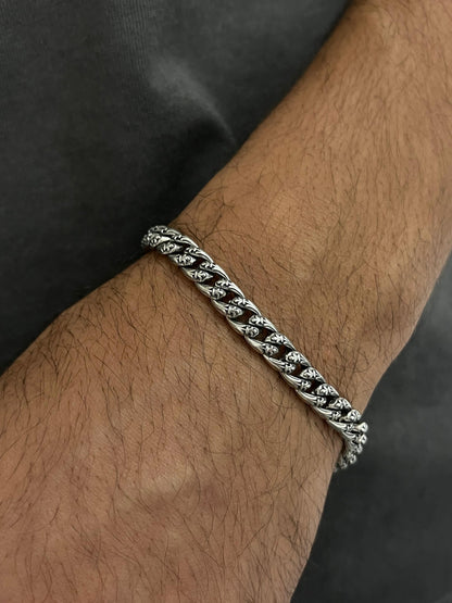 Vikings Grommet Bracelet S925 Sterling Silver for men