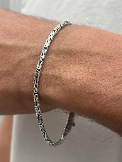 Limited Edition- King Bracelet for Men Sterling Silver 925s